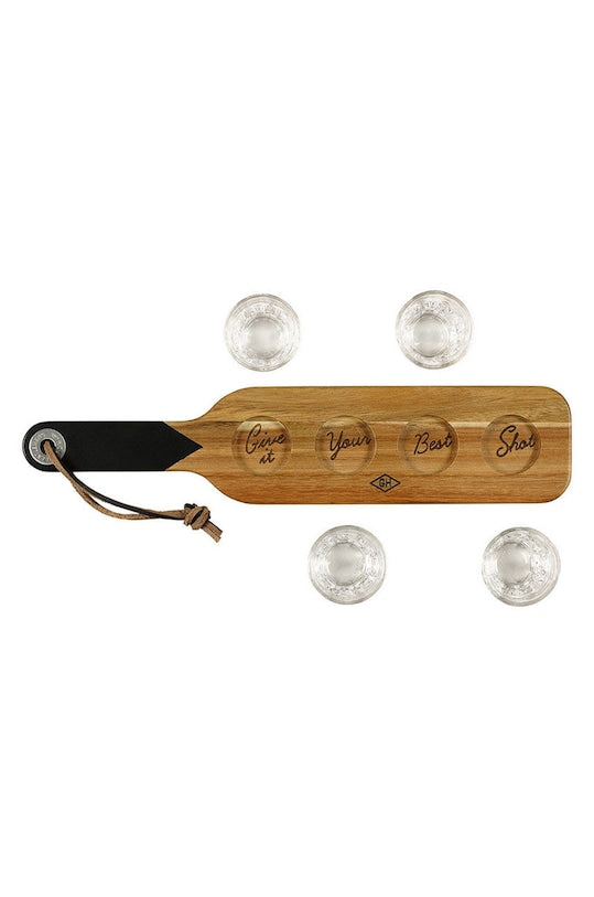 Set Paddle con Bicchierini da Shot - Gentlemen's Hardwork