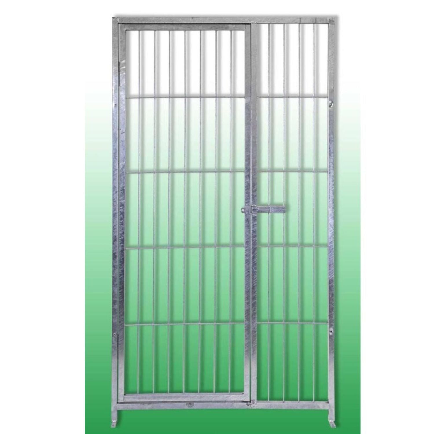 Box per cani in rete da esterno con zincatura elettrolitica da 400x200x altezza 180 cm