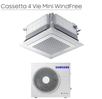 Climatizzatore Condizionatore Samsung Mini Cassetta 4 Vie Windfree 24000 Btu AC071RNNDKG R-32 Wi-Fi Optional con Pannello Incluso