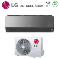 Climatizzatore Condizionatore LG Inverter serie ARTCOOL MIRROR 12000 Btu AC12BK R-32 Wi-Fi Integrato UV Nano Voice Control Classe A++/A+