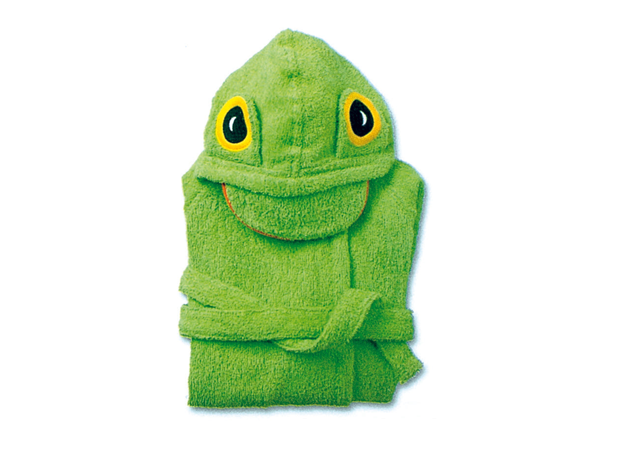 Accappatoio Per Bambini Con Cappuccio Modello Rana - 1-2anni - Rana