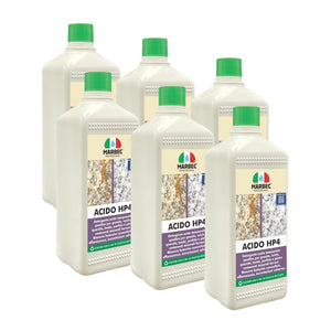 Detergente Acido tamponato per profido e granito ACIDO HP4    1LTx6Pz