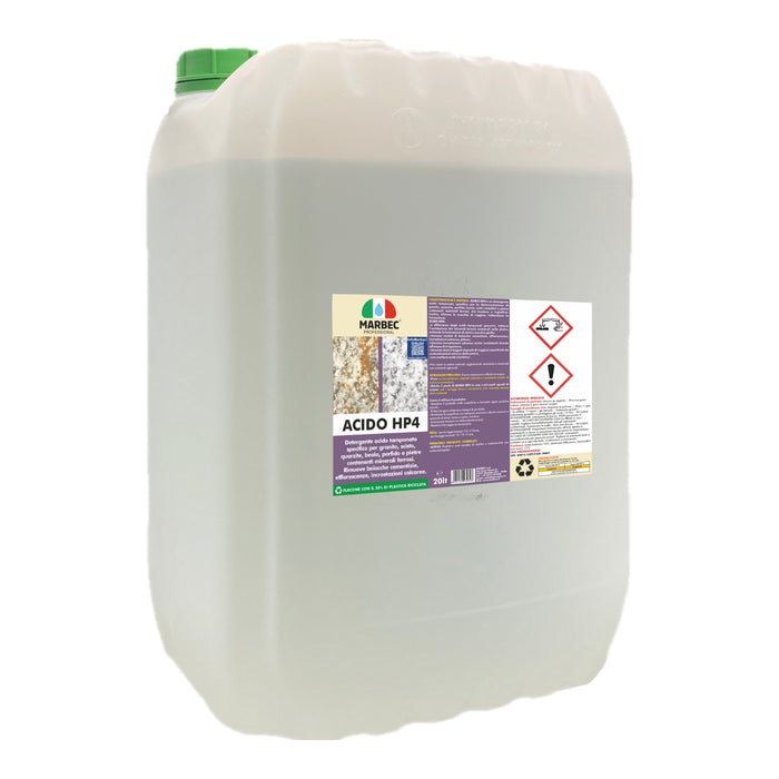 Detergente Acido tamponato per profido e granito ACIDO HP4    20LT