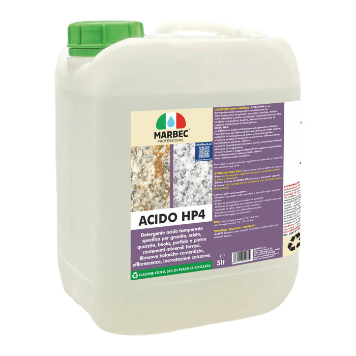 Detergente Acido tamponato per profido e granito ACIDO HP4    5LT