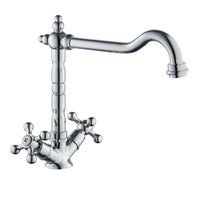 Rubinetto monoforo ottone cucina england two cromato erogazione orientabile *** confezione 1