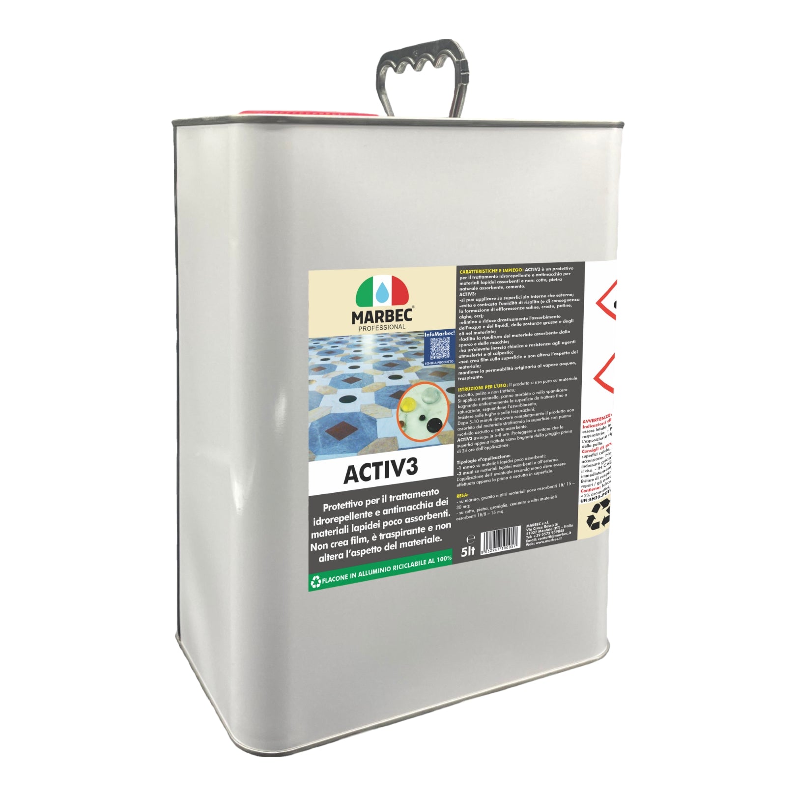 Protettivo per pietra naturale ACTIV 3   5LT