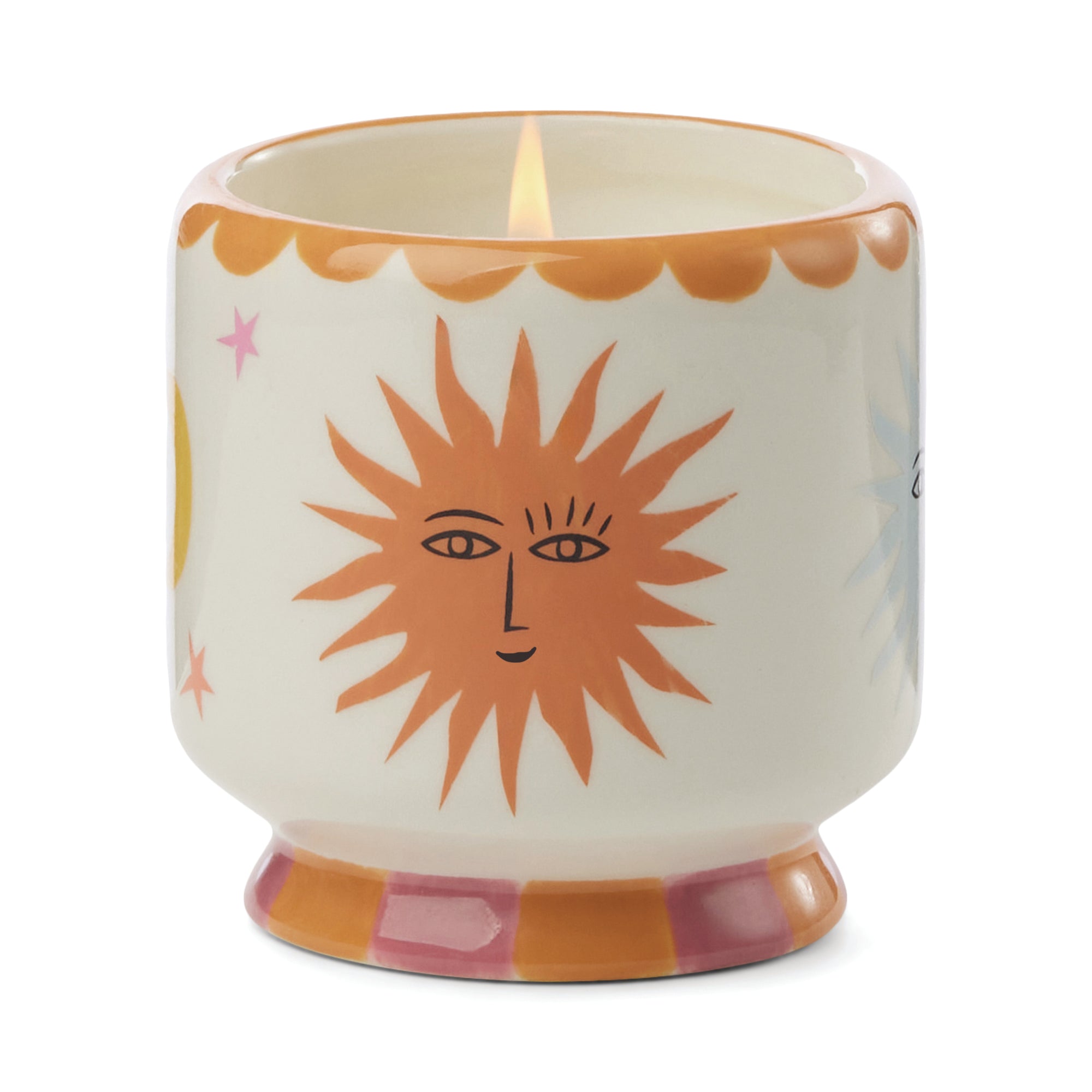 Candela Profumata Adopo Sun Ceramic - Orange Blossom - Confezionata in Scatola