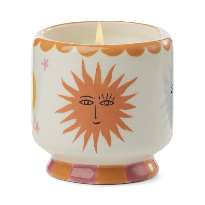 Candela Profumata Adopo Sun Ceramic - Orange Blossom - Confezionata in Scatola