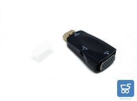 ADATTATORE CONVERTITORE DA HDMI A VGA CON AUDIO FULL 1080P ATI QUADRA GEFORCE GT
