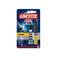ADESIVO SUPER ATTAK PLASTICA 2GR+4ML