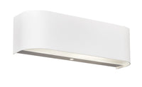 ADRIANO APPLIQUE LED 6,2 W 620 lm, 3.000 K FASCIA ALLUMINIO BIANCO 30X6CM