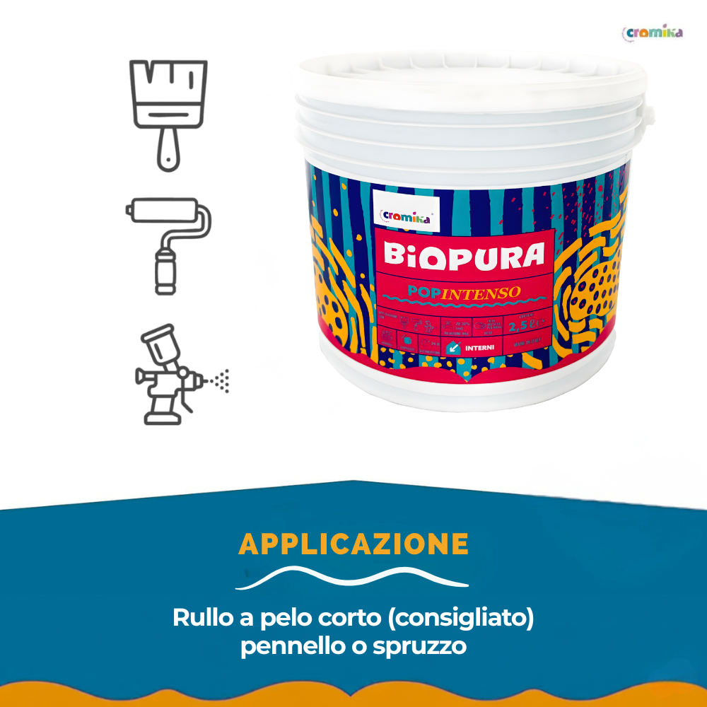 Pittura murale super lavabile coprente per interni popintenso *** formato 2.5 lt, colore- terra viva, confezione 1