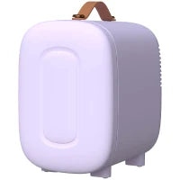 Mini Frigorifero Cosmetici Extra Silenzioso, 4L, 9V/240V, 20,3x26,3x28 cm, Viola