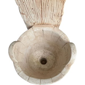 Fontana giardino calcestruzzo cemento senza rubinetto 29x36xh.89cm modello corda