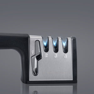 AFFILA COLTELLI MANUALE AFFILATORE 4 IN 1 4 LAME AFFILACOLTELLi FORBICI 13004