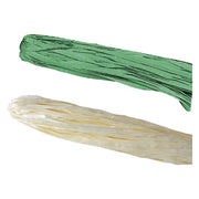 RAFIA SINTETICA A SPEZZONI gr. 200 circa - colore verde LIF 15 KG