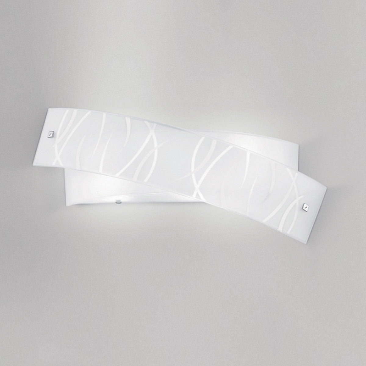 Lampada da parete Agnese bianco 4XE14 max 4X28W IP20 - Applique led da muro design moderno