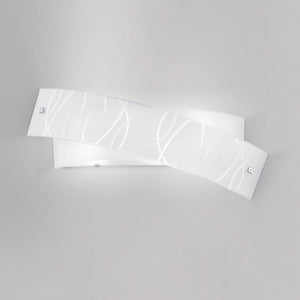 Lampada da parete Agnese bianco 4XE14 max 4X28W IP20 - Applique led da muro design moderno