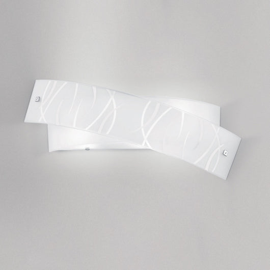 Lampada da parete Agnese bianco 4XE14 max 4X28W IP20 - Applique led da muro design moderno