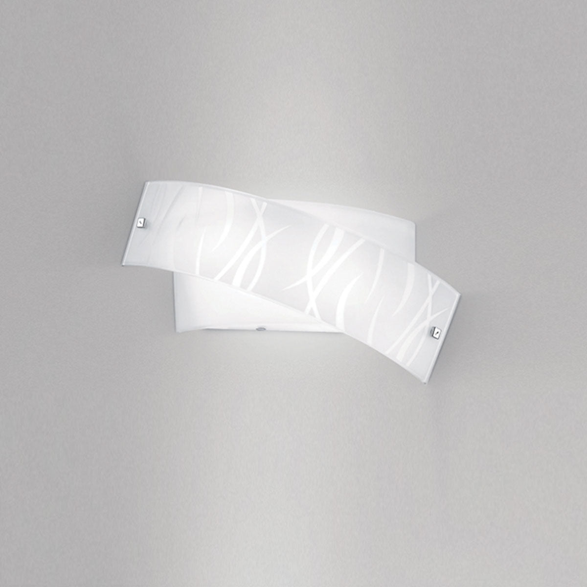 Lampada da parete Agnese bianco 2XE14 max 2X28W IP20 - Applique led da muro design moderno