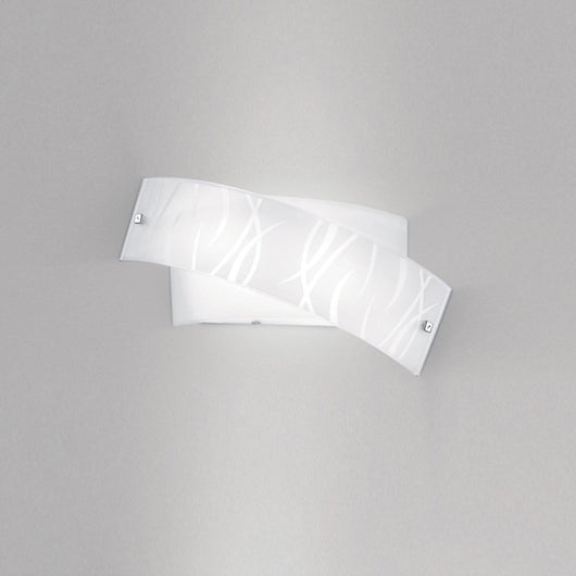Lampada da parete Agnese bianco 2XE14 max 2X28W IP20 - Applique led da muro design moderno
