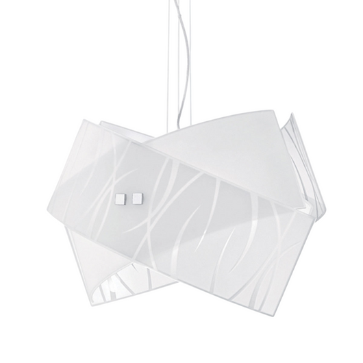 Lampade a sospensione Agnese bianco 2XE27 max 2X70W IP20 - Applique led da soffitto design moderno