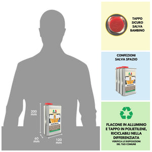 Diluente sgrassante per legno in d limonene AGRUMOIL   1LT