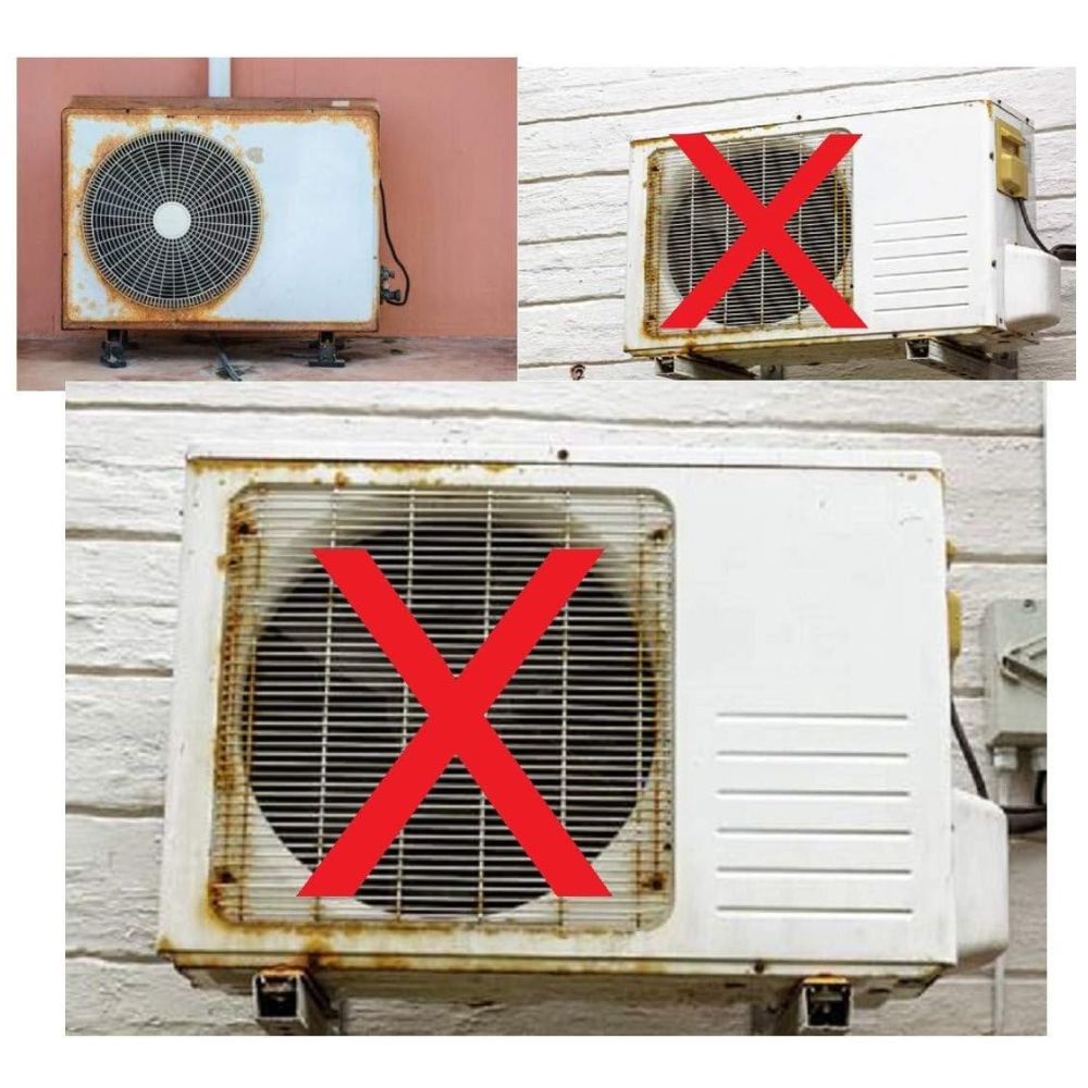 Telo protezione condizionatore copertina unità  esterna climatizzatore universale *** dimensioni 840x640x340 cm, conf...