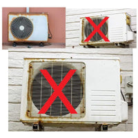 Telo protezione condizionatore copertina unità  esterna climatizzatore universale *** dimensioni 840x640x340 cm, conf...