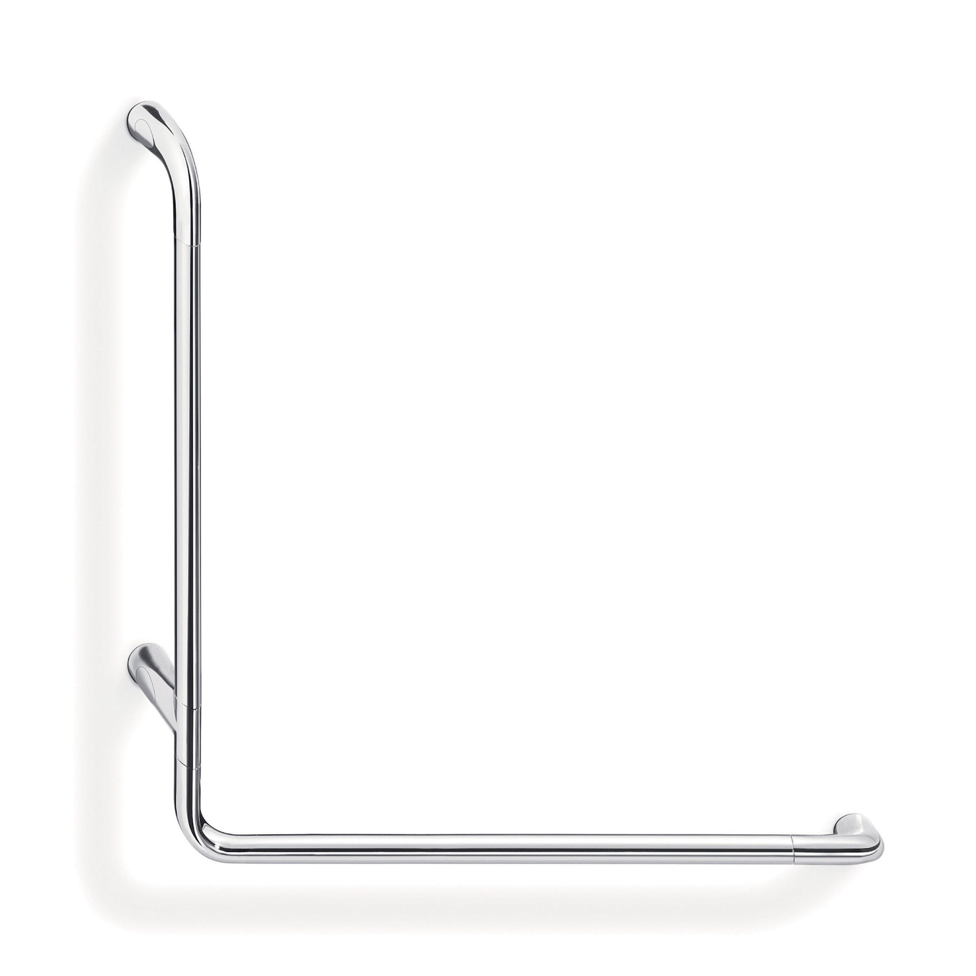 Inda - Sostegno di sicurezza ad L L.66X66 sinistro cromo lucido