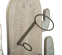 Porta Bottiglie Da Muro Cactus Cm 46X12X96