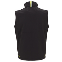 Gilet softshell impermeabile traspirante universe black carbon *** misura medium - m, confezione 1
