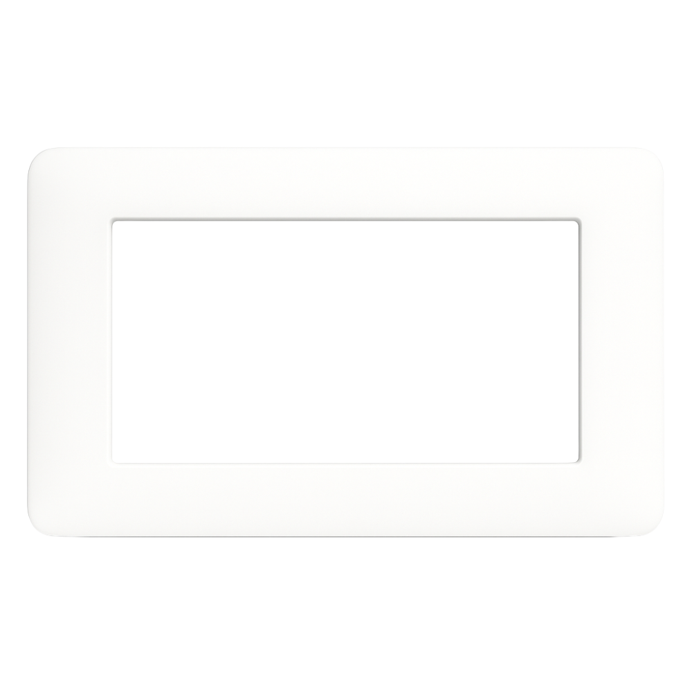 Biesse placca modulare bianca per bticino matix *** numero posti 6 moduli, confezione 1