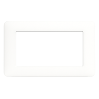 Biesse placca modulare bianca per bticino matix *** numero posti 6 moduli, confezione 1