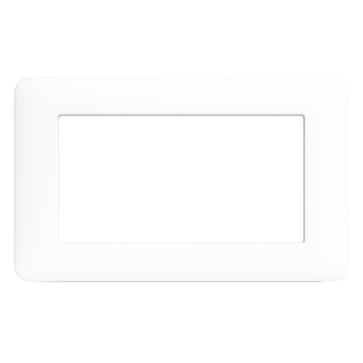 Biesse placca modulare bianca per bticino matix *** numero posti 6 moduli, confezione 1