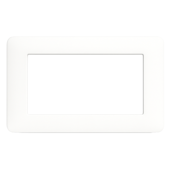 Biesse placca modulare bianca per bticino matix *** numero posti 6 moduli, confezione 1