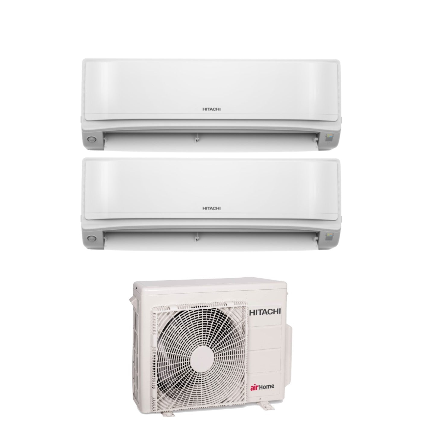 Climatizzatore Condizionatore Dual Split Inverter Hitachi serie AIRHOME 600 9+9 con RAM-G43N2HAE R-32 Wi-Fi Integrato 9000+9000