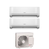 Climatizzatore Condizionatore Dual Split Inverter Hitachi serie AIRHOME 600 9+9 con RAM-G43N2HAE R-32 Wi-Fi Integrato 9000+9000
