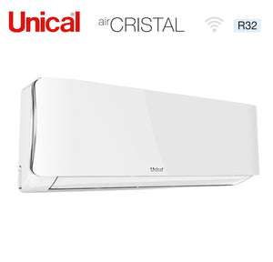 Climatizzatore Condizionatore Unical Dual Split Inverter serie AIR CRISTAL 10+13 con KMX3 21HE R-32 Wi-Fi Optional 10000+13000