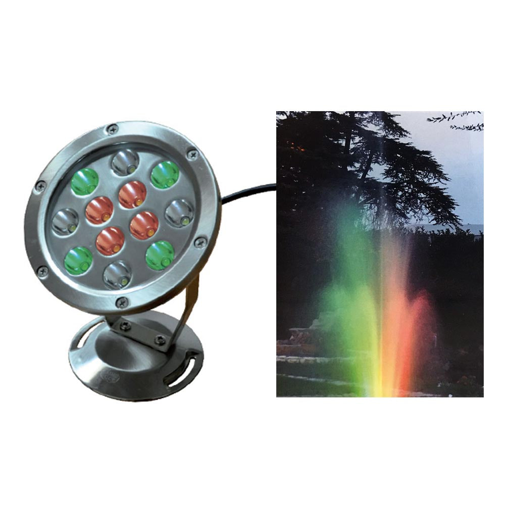 Faretto per laghetto a basso consumo con led colorati sommergibile lag ...