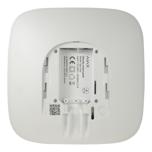 AJAX AJ-HUB-W Unità centrale intelligente wireless Jeweller 868MHz connettività GPRS/LAN colore bianco