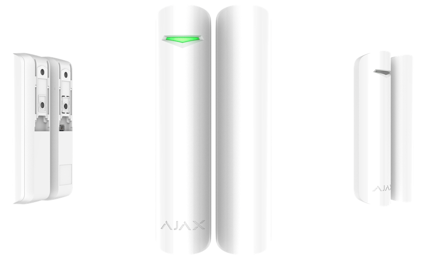 Contatto magnetico AJAX DoorProtect senza fili 868MHz wireless per porte e finestre bianco