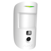 Rilevatore di movimento PIR AJAX MotionCam AJMC senza fili wireless 868MHz con fotocamera per verificare gli allarmi