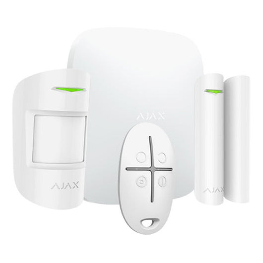 SterterKit Allarme antifurto Ajax senza fili HUB+MOTION+DOOR+SPACE AJ-HUBKIT-W 20288