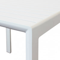 Tavolo In Alluminio Rosario 80X80 Cm Bianco