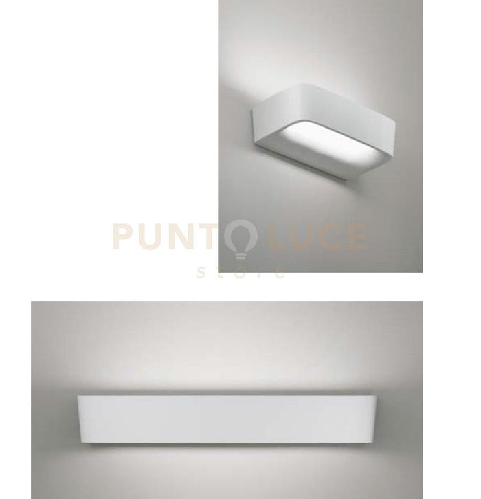 AKI APPLIQUE A PARETE GRANDE BIANCO OPACO 2700K 3054LM 22W L.35,5CM