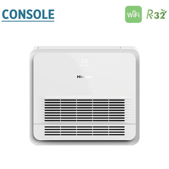 Climatizzatore Condizionatore Hisense Trial Split Console 9+9+9 con 3AMW72U4RFA R-32 Wi-Fi Optional Con Telecomando di Serie 9000+9000+9000 - Novità