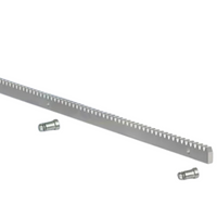 Genius ja146 cremagliera acciaio zincato 30x12 modulo 4 1 metro per cancello faac