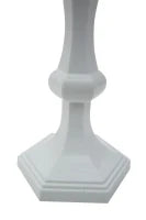 Paralume Da Comodino Chess Metacrilato Bianco Ø Cm 15X35