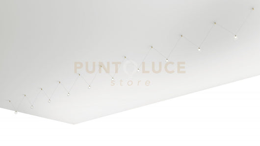 ALADINO SOSPENSIONE 10 LUCI VETRO TRASPARENTE D.15CM ATTACCO G9